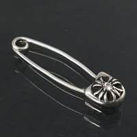 Chrome Hearts Safety Pin 1P Diamond Charm #30965