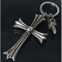Chrome Hearts Large Cross Split Dagger Keyring #103253