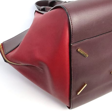 LOEWE Small Hammock Bag Leather Red Bordeaux # 19299