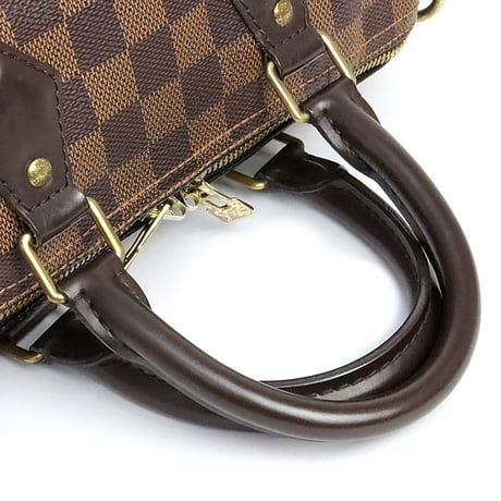Louis Vuitton Speedy Bandouliere 25 Handbag Damier Ebene Canvas N41368 #19408