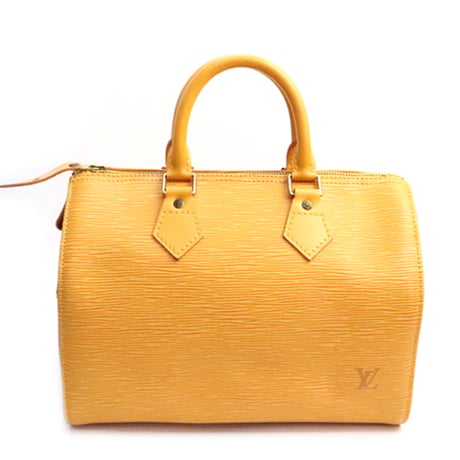 Louis Vuitton Speedy 25 Handbag Epi Leather Yellow M43019 #74750