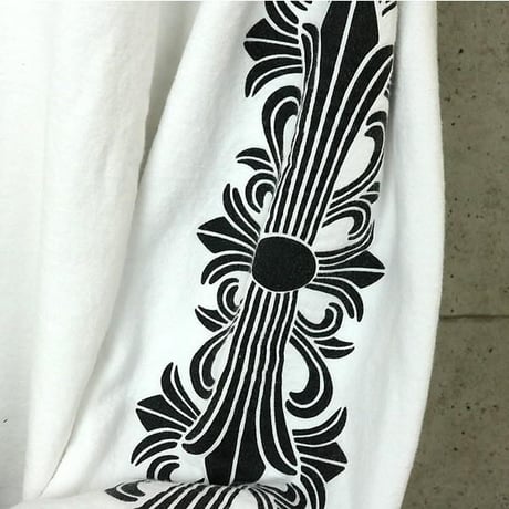 Chrome Hearts Floral Cross Old English Dagger Crew Neck Sweatshirt #103323