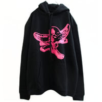Chrome Hearts Foti Black And Pink Hoodie #30717