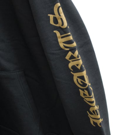Chrome Hearts Old English logo Zip Up Hoodie Black and Khaki ＃30908