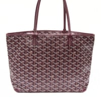 GOYARD Artois PM Tote Bag Goyardine Coated Canvas Bordeaux #75065