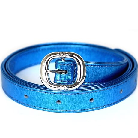 Chrome Hearts 1.0 Gunslinger Metallic Belt Blue #101949