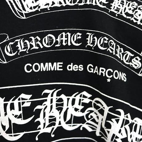 Chrome Hearts × COMME des Garçon Logo Print T-Shirt ＃102946