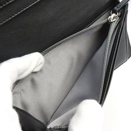 CHANEL Camellia Makeup Palette Flap Wallet Patent Leather Black #19156