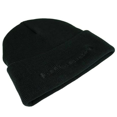 Chrome Hearts CH Logo Embroidery Beanie Black #30340