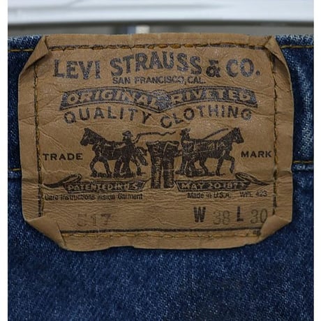 【￥2,999,900】 Chrome Hearts Levis 517 Cross Patched Denim Pants #31087