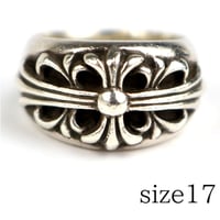 Chrome Hearts Floral Cross Ring #31414