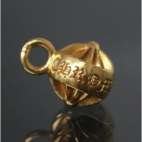 Chrome Hearts 22K Bandit CH Plus Bead Pendant #101589