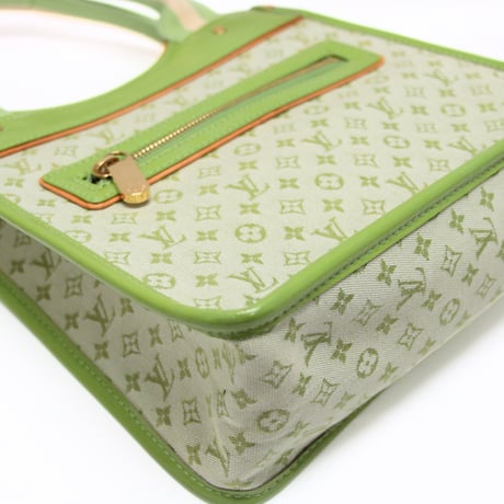 Louis Vuitton Sac Kathleen Handbag Monogram Mini Lin Lime Green M92931 #75328