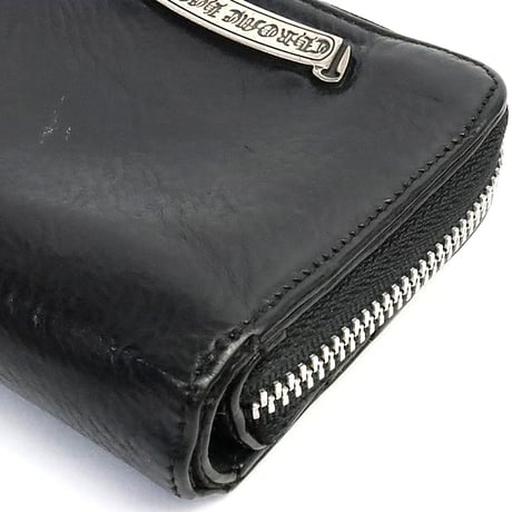 CHROME HEARTS 3 Pocket Leather Card Case #30994