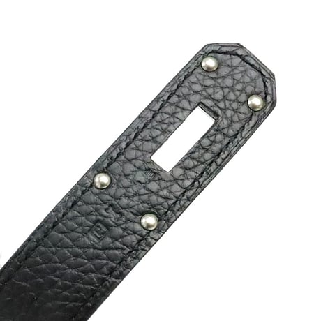 HERMES Jypsiere 31 Shoulder Bag Togo Leather Black ＃19380