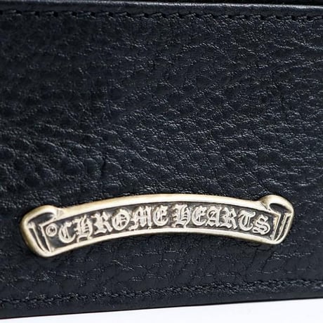 Chrome Hearts Brand-New Double-Sided Scroll Label Card Case #31279