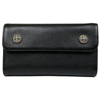 Chrome Hearts Cross Button Wave Wallet (Triple fold Wallet)  #103433