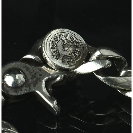 CHROME HEARTS Classic Link Cross Ball Clip Bracelet #103338