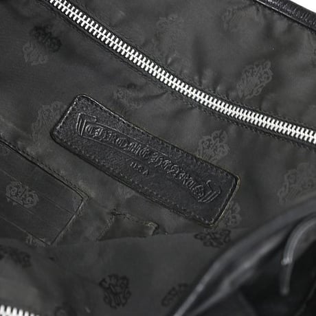 Chrome Hearts Gunslinger Leather Tote Bag Black  #97885