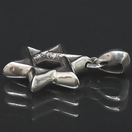 Chrome Hearts Star of David Small Silver Pendant #16693