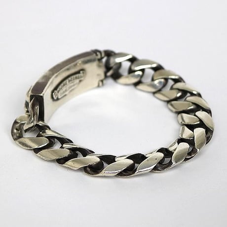 Chrome Hearts Old 3 Heart ID Classic Link Bracelet 13 Links #31201