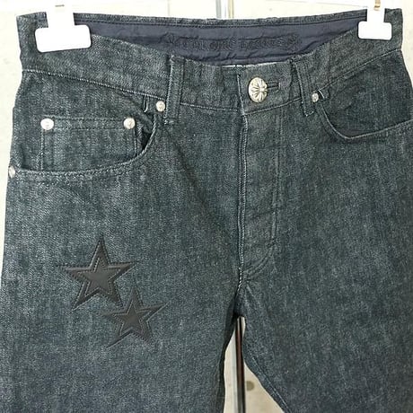 Chrome Hearts 5-Pocket Current Model Star Patch Denim Pants #103368