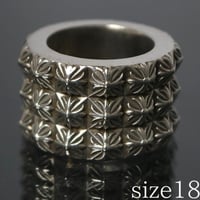 Chrome Hearts Triple Peat Punk Ring  #31289