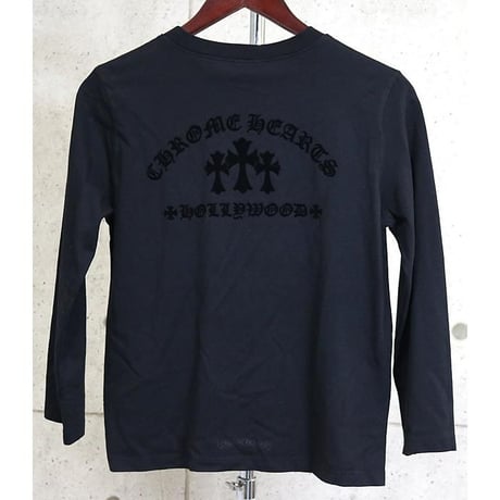 Chrome Hearts Brand-New 3 Cemeteries CH Logo Long-Sleeve T-Shirt # 30752