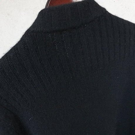 Chrome Hearts CH Logo Leather Patch Cross-Button Cashmere Cardigan #103077