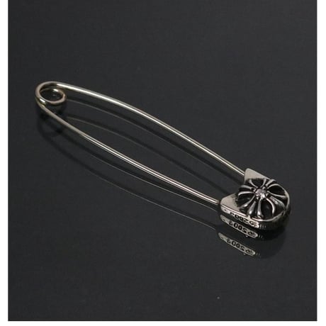 Chrome Hearts Safety Pin Large 1P Diamond Charm #103142