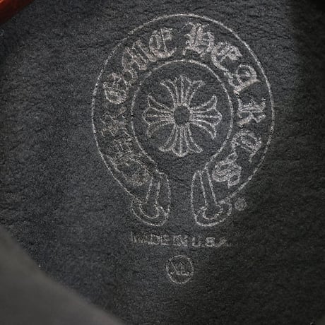 Chrome Hearts Old English logo Hoodie Black and Blue ＃30596