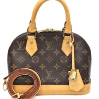 Louis Vuitton Alma BB Handbag Monogram Canvas M53152 #74951