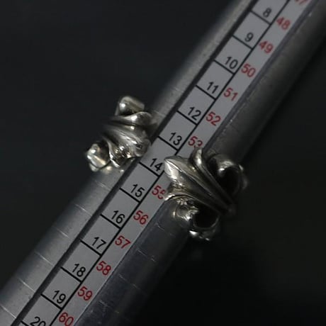 Chrome Hearts Double Floral Cross Ring #103260