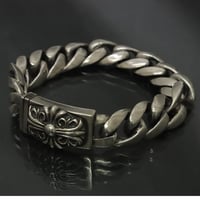 Chrome Hearts Classic Link Keeper Box ID Bracelet 15 Links #30144