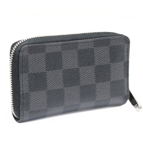 Louis Vuitton Zippy Coin Purse Damier Graphite Canvas N63076 #74278