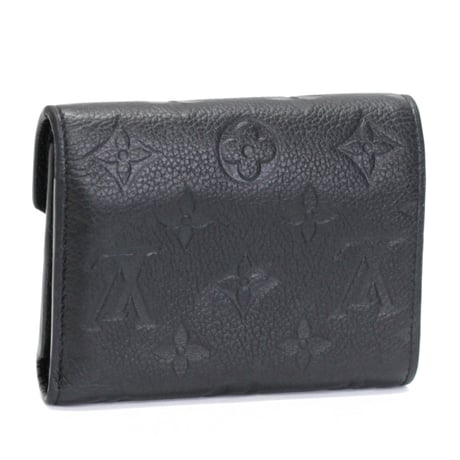 Louis Vuitton Victorine Wallet Monogram Empreinte Black M64060 #75135