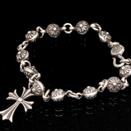 Chrome Hearts #1 Cross Ball Tiny CH Cross Bracelet #30764