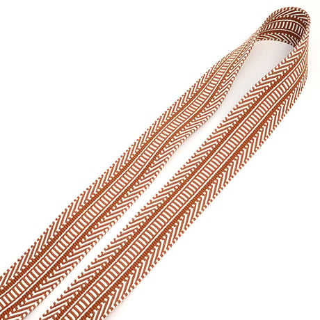 HERMES Bandouliere Sangles Caval Shoulder Strap Canvas Brown ＃18880