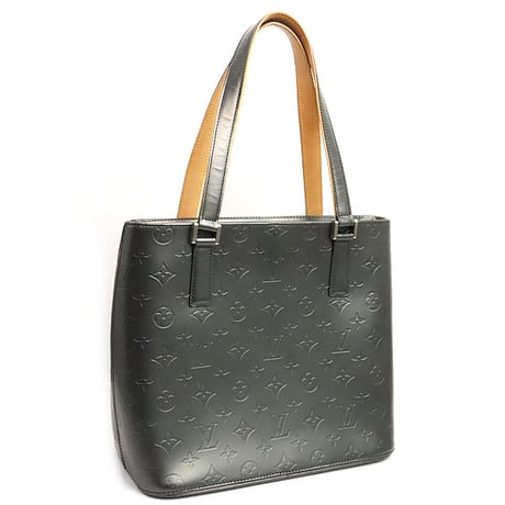 Louis Vuitton Stockton Handbag Monogram Mat Gray M55112 #73791
