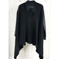 Chrome Hearts CH Plus Patch Leather-Accent Cashmere Knit #103268
