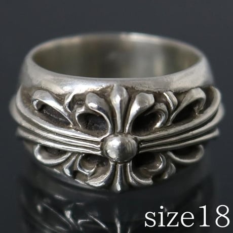 Chrome Hearts Floral Cross Ring #102799