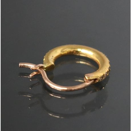 Chrome Hearts 22K TFL Hoop Earrings with Diamonds #101587