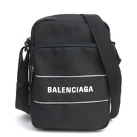BALENCIAGA Small Sport Messenger Bag Nylon Black #19429