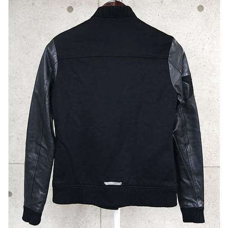Chrome Hearts Star Patch Letterman Leather Jacket ＃102428