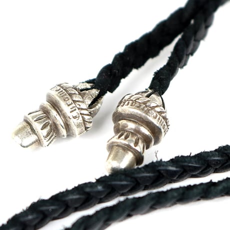 Chrome Hearts Large Cross Leather Blade Necklace #31418