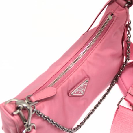 PRADA Re-Edition Shoulder Bag Nylon Pink #72449