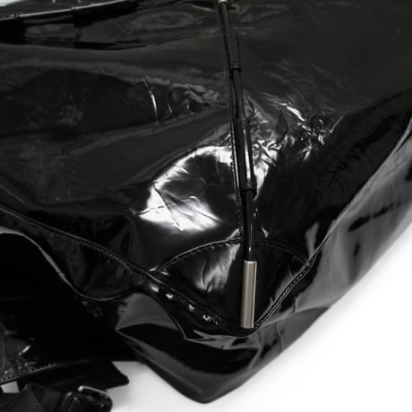 BOTTEGA VENETA Tent Truck Backpack Patent Leather Black #74388