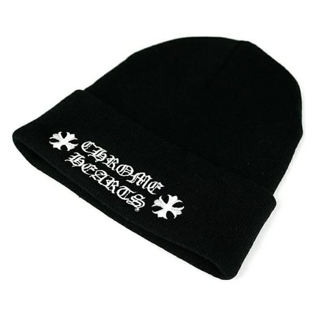 Chrome Hearts Watch Cap CH Plus Black Beanie #30694