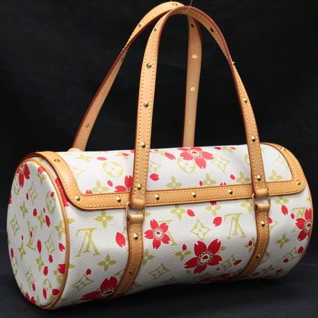 Louis Vuitton x Murakami Papillon Handbag Monogram Cherry Blossom M92011 ＃74605