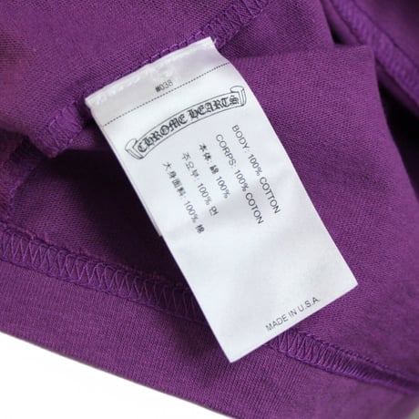 Chrome Hearts MATTY BOY Want More Not Less LongSleeve Shirt Purple XXL #30646